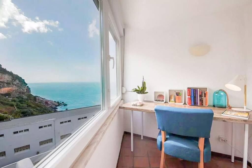 Estudio Vista Mar Com A/C E Acesso Privado A Praia Apartment Sesimbra Bagian luar foto
